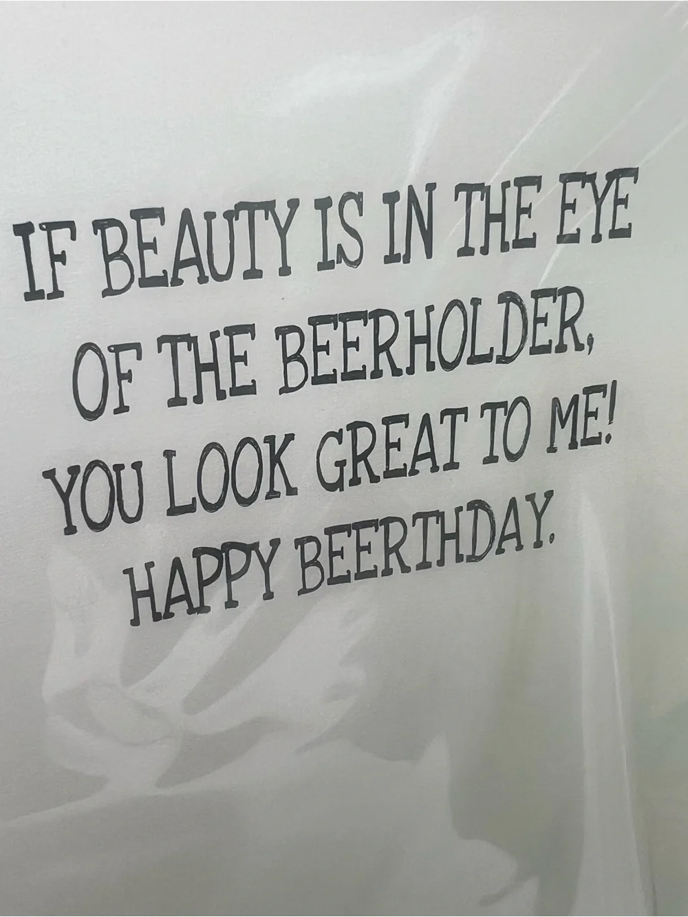 Happy Beers Clinking Birthday Card with Socks Included - Green